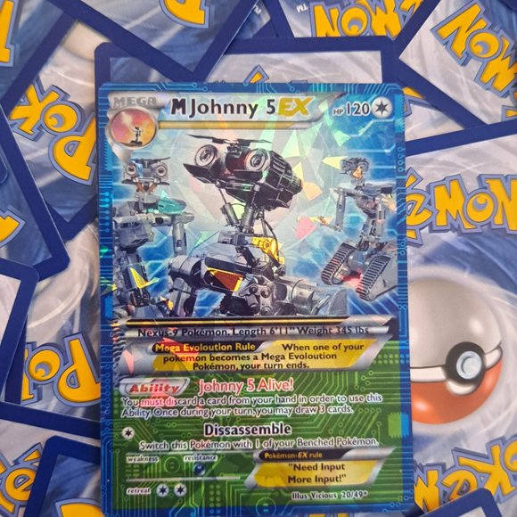 Johnny 5 Pokemon Card - Picture 6 of 9